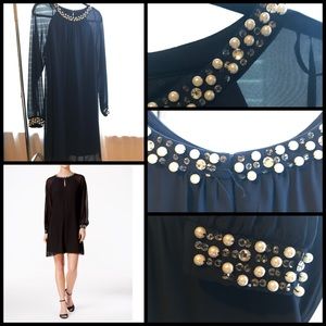 Embellished Shift Dress